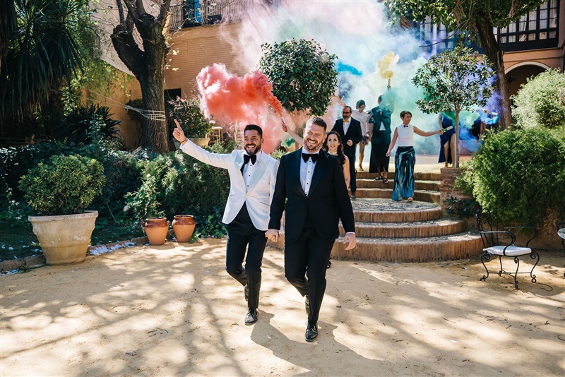 Boda gay en el Palacio 7 Balcones