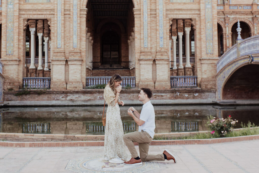 Suprise Proposal in Seville