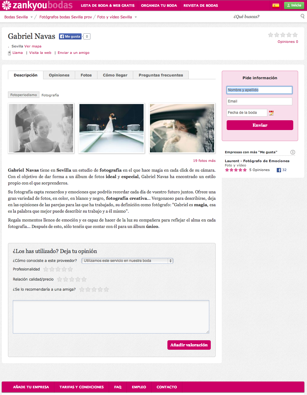 Prensa Gabriel Navas fotógrafo en Sevilla