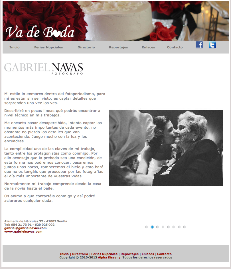 Prensa Gabriel Navas fotógrafo en Sevilla