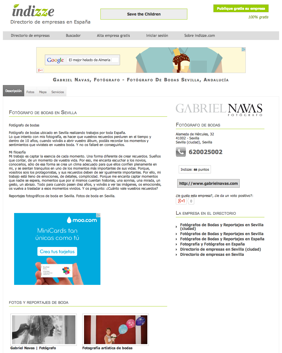 Prensa Gabriel Navas fotógrafo en Sevilla