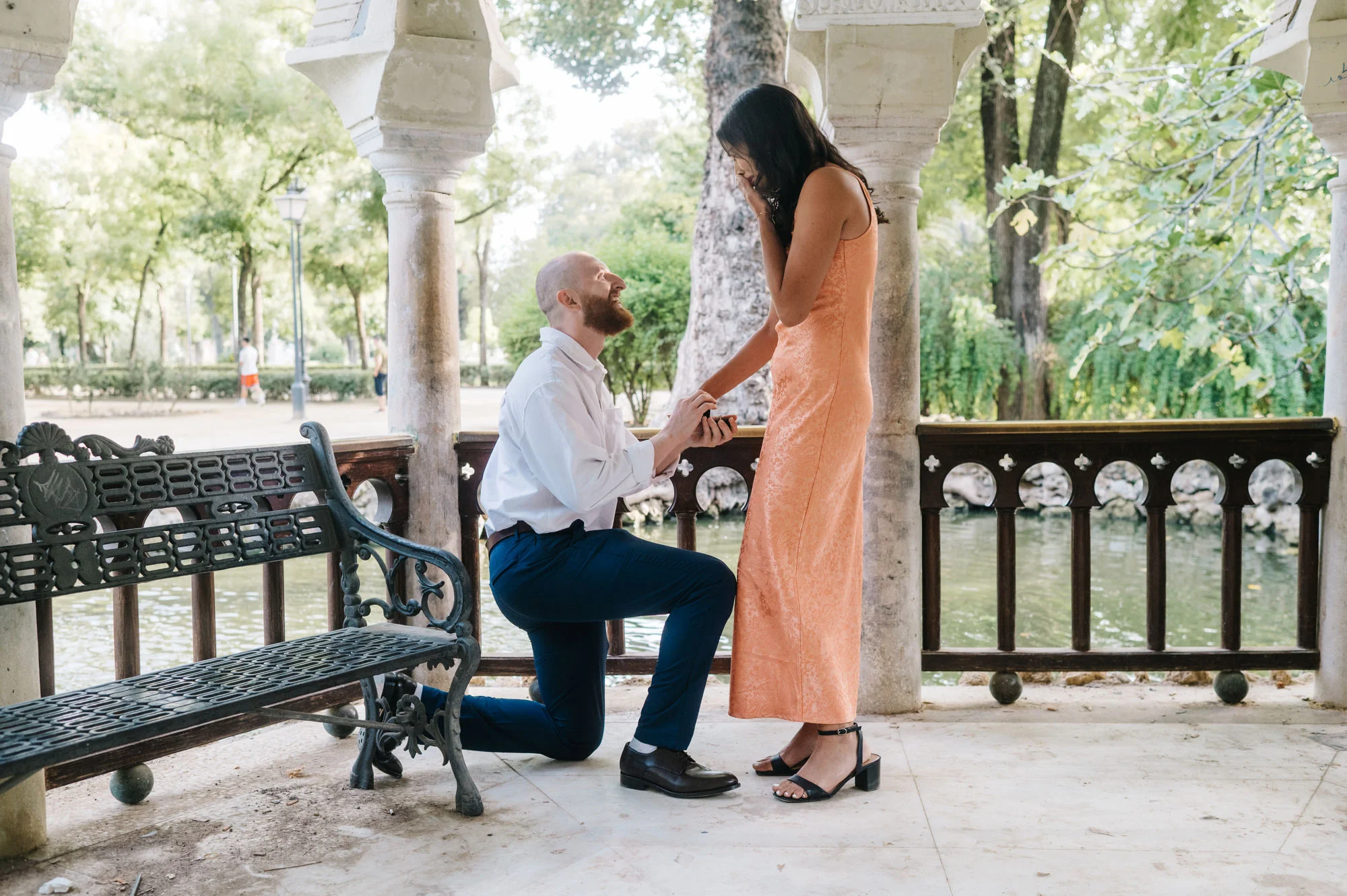 Surprise Proposal at Maria Luisa Park